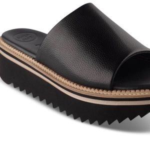 Lola Black Leather Paul Green Sandel